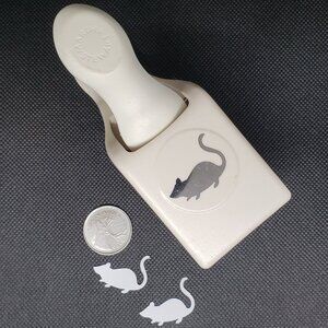 Martha Stewart paper punch, rat or mouse, Halloween collection